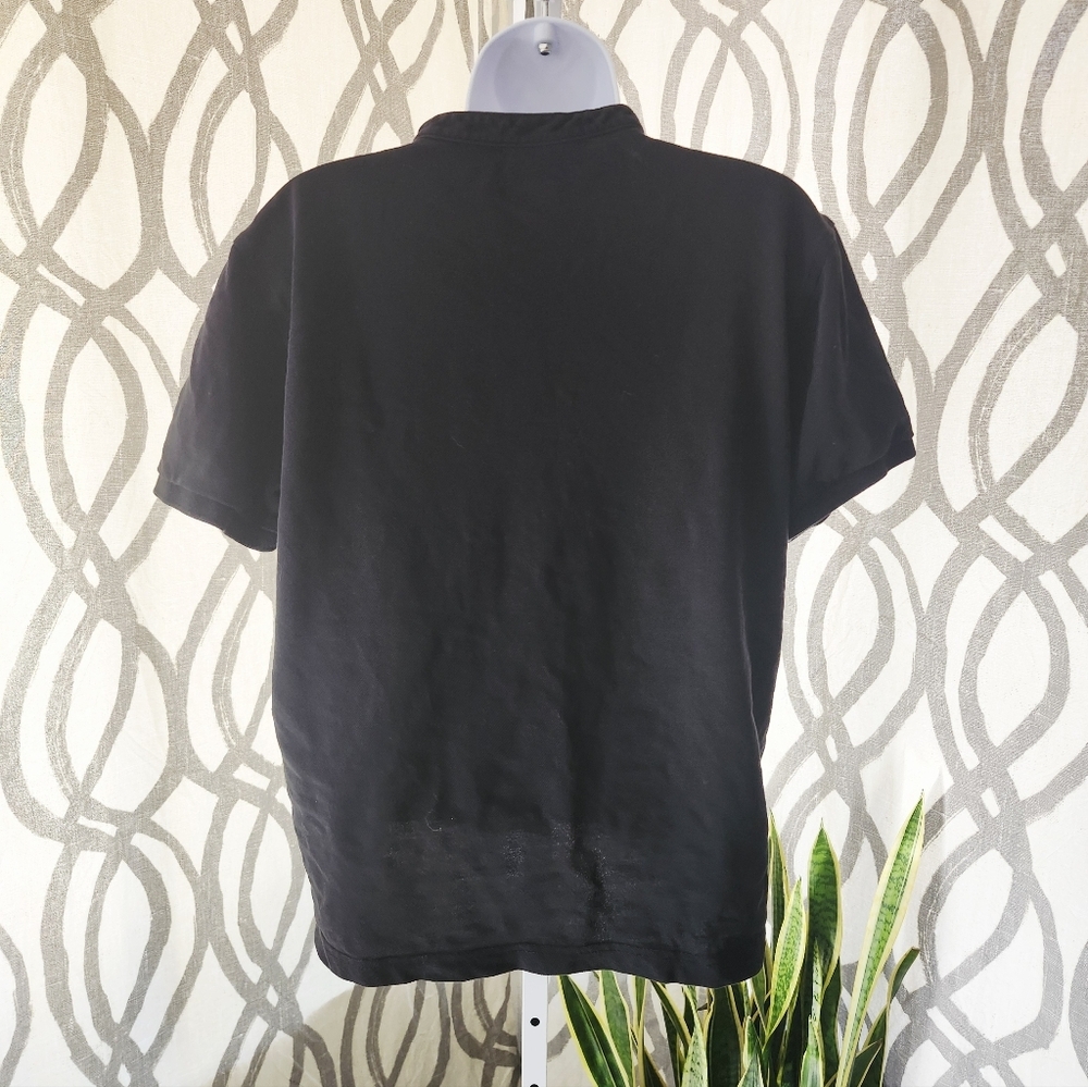 Lc Waikiki Black Men's Button Polo Shirt - Picture 2 of 4